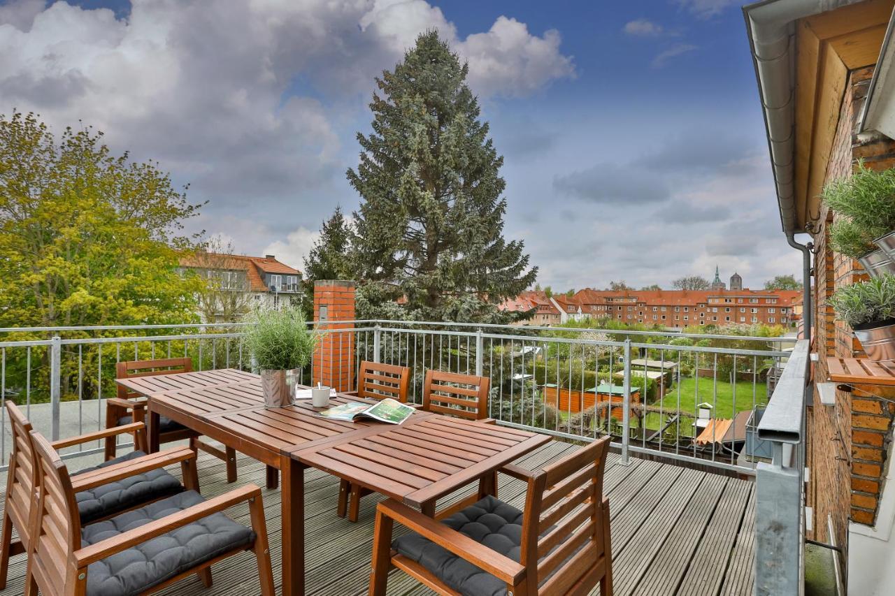 Apartments Am Frankenteich Stralsund Dış mekan fotoğraf